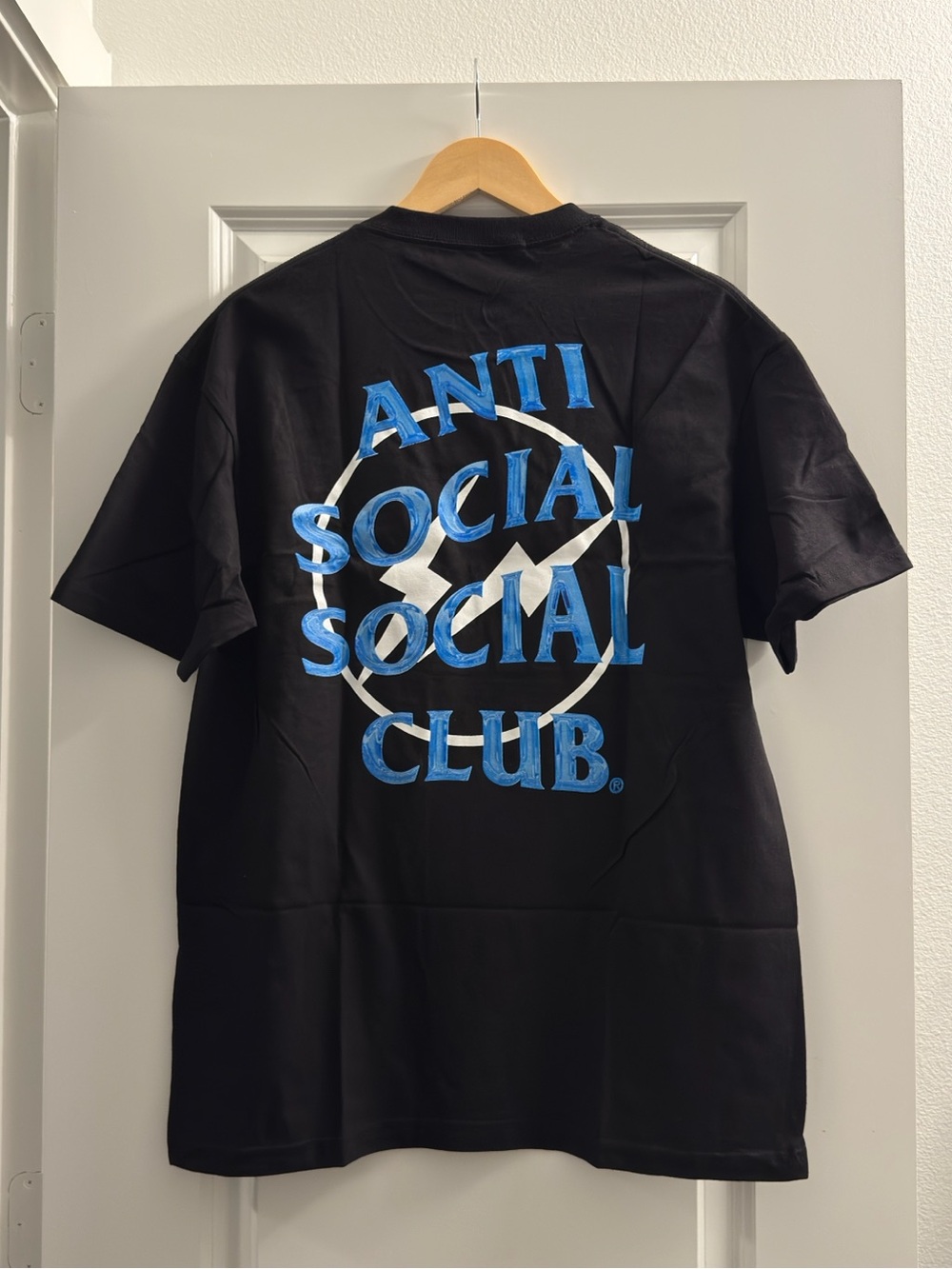 Anti Social Social Club x Fragment Precious Petals Black Blue Tee L